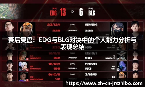 赛后复盘：EDG与BLG对决中的个人能力分析与表现总结